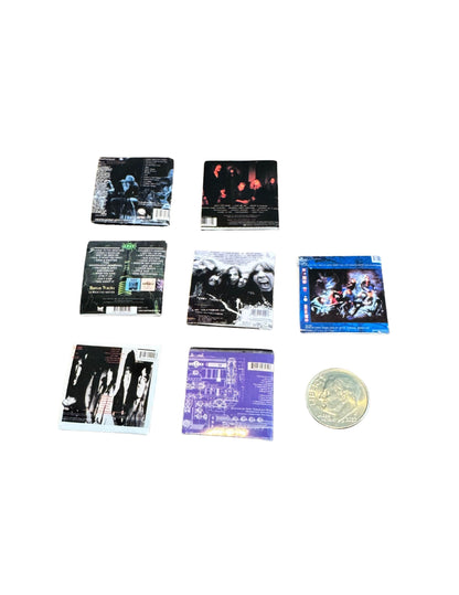 Miniature 1:12 Scale Tesla Vinyl Album Covers Mini Dollhouse Decor