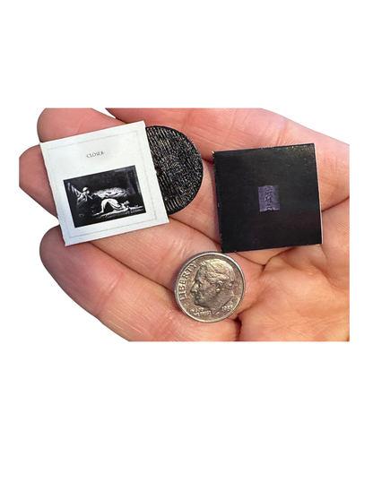 Miniature Joy Division Vinyl Records – 1:12 Dollhouse Scale