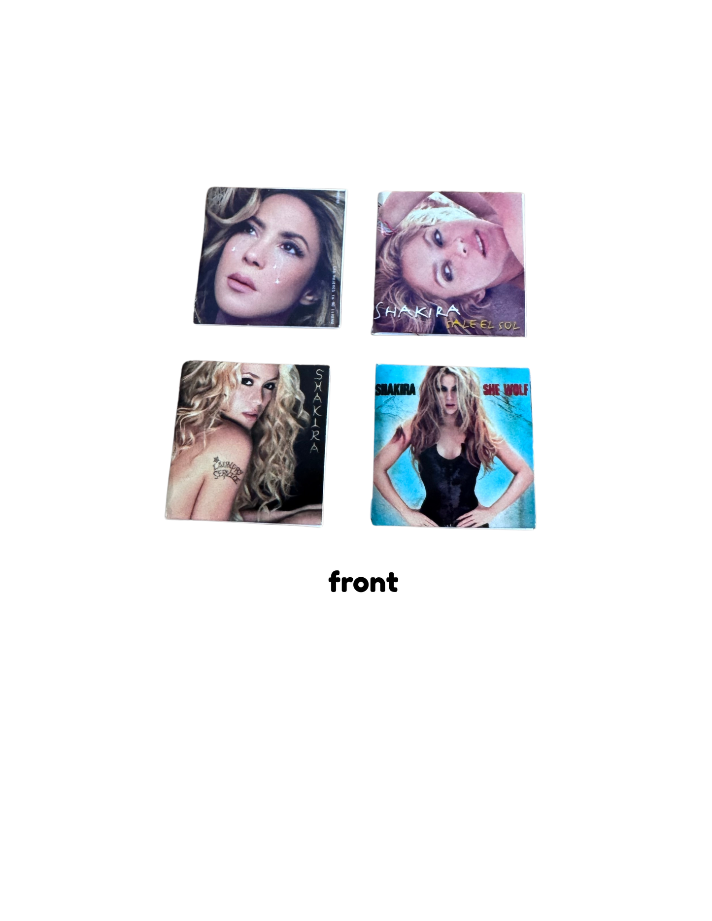 Miniature Shakira Vinyl Records – 1:12 Dollhouse Scale