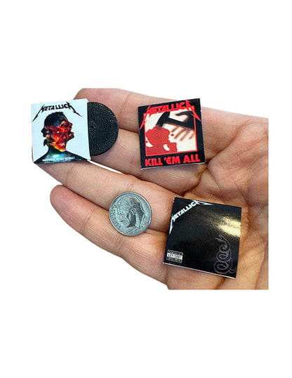 Miniature Metallica Album Cover 1:12 Scale - Heavy Metal Decorative Collectible
