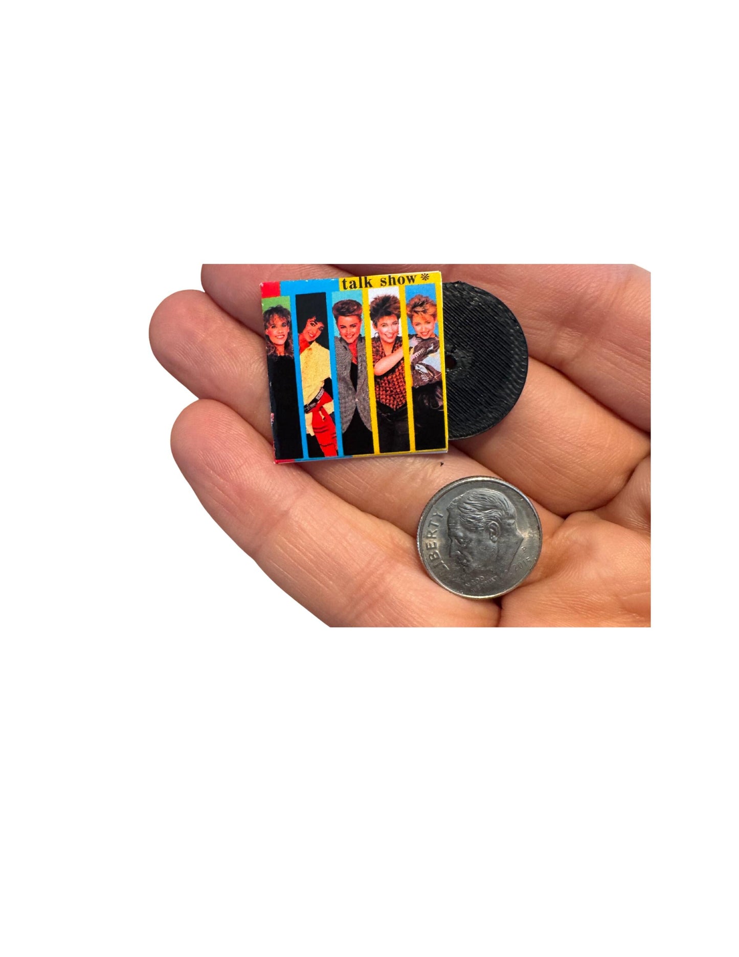 Miniature The Go-Go’s Vinyl Records – 1:12 Scale Dollhouse Music Decor