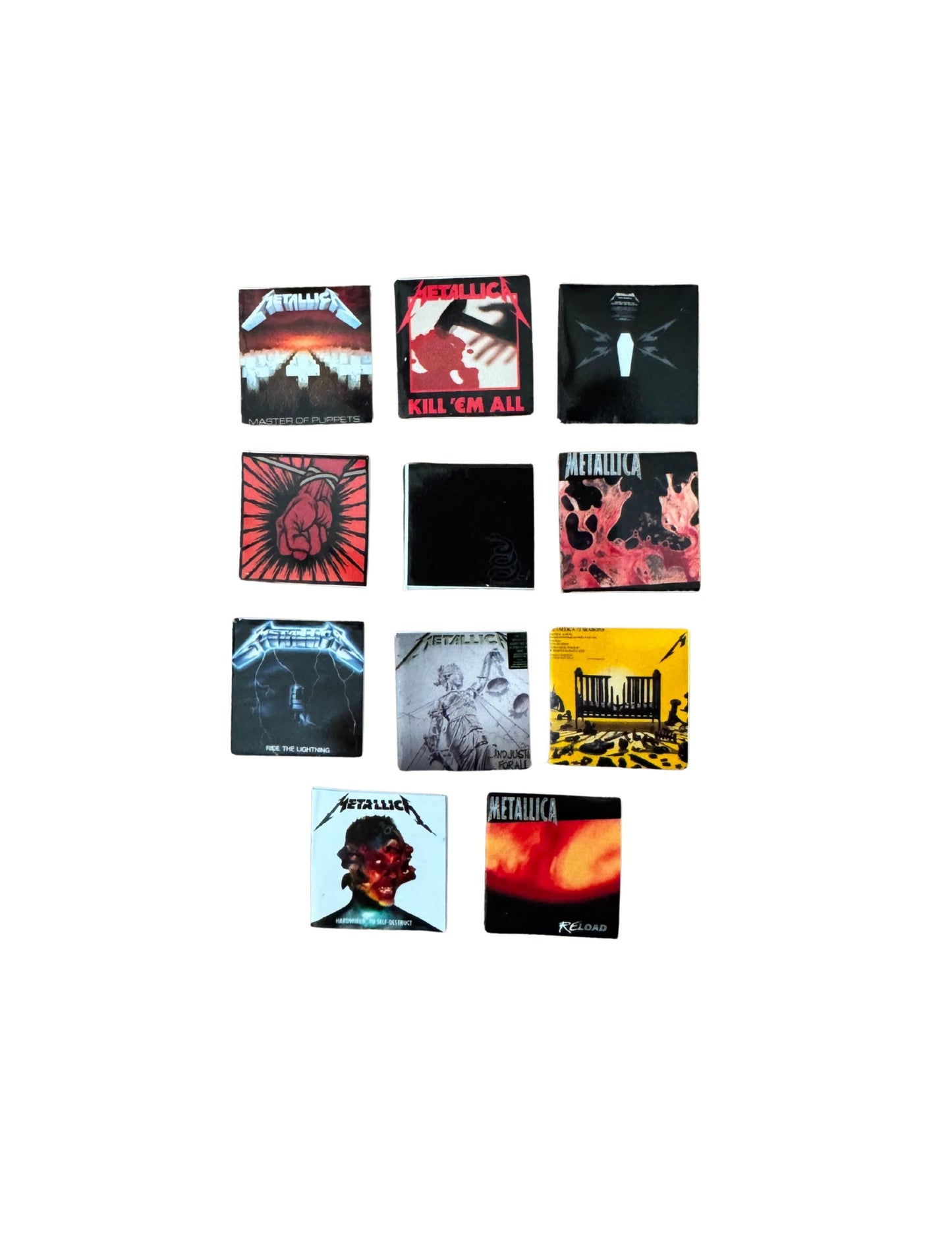 Miniature Metallica Album Cover 1:12 Scale - Heavy Metal Decorative Collectible