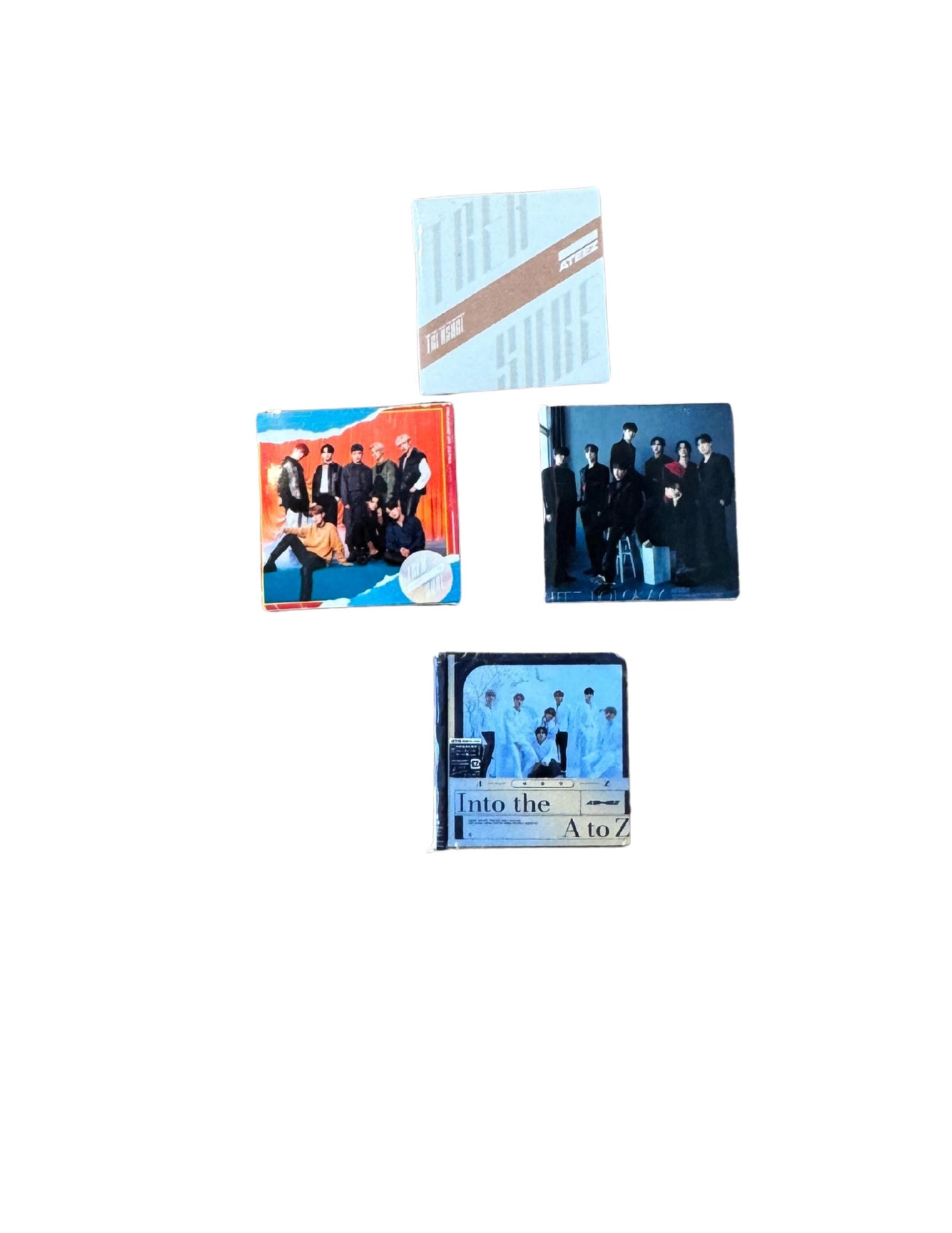 Miniature ATEEZ Album Cover Set, 1:12 Scale K-Pop Collectible
