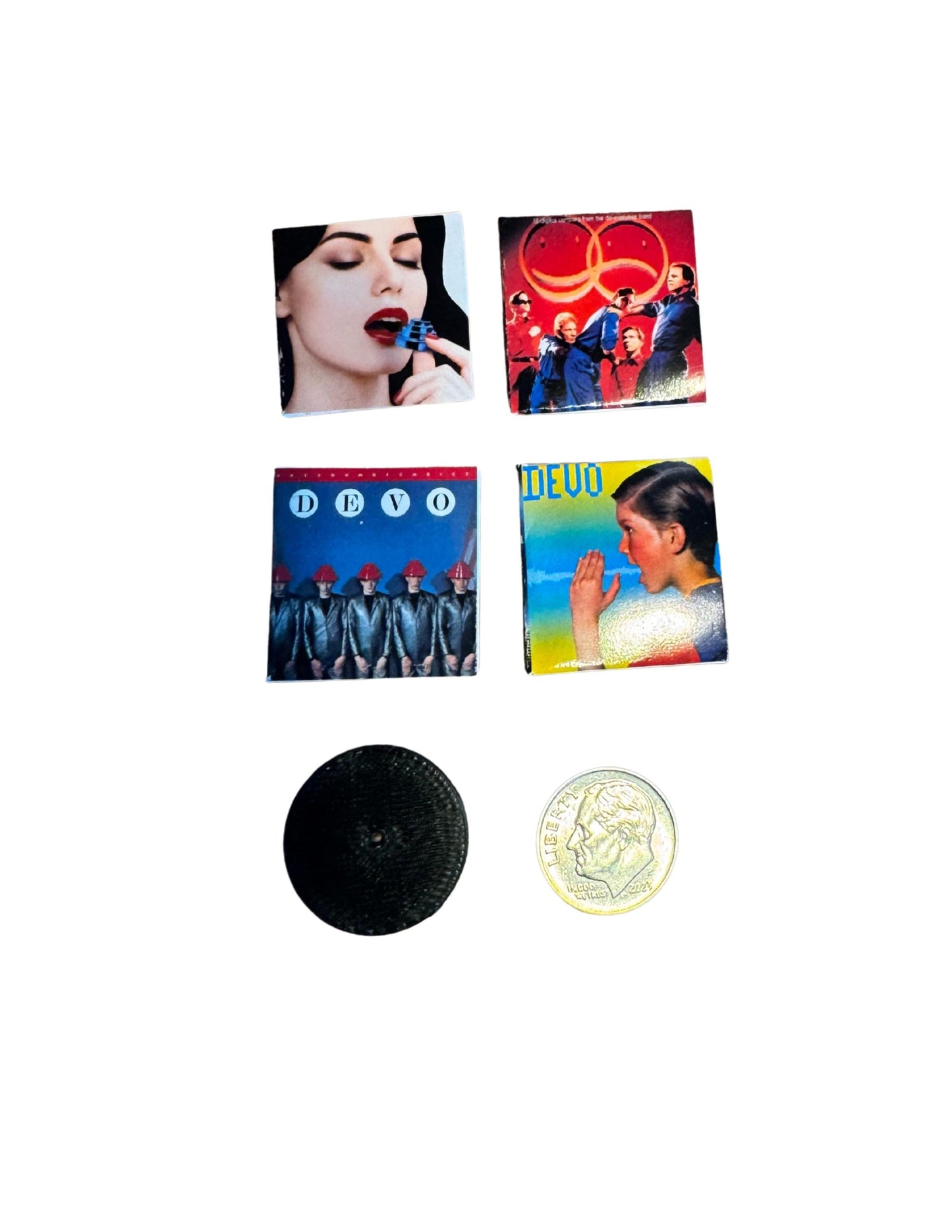 Miniature Devo Vinyl Album – 1:12 Scale Dollhouse Miniature