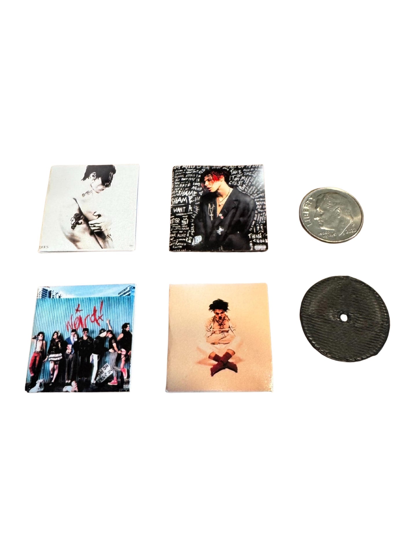 Miniature YUNGBLUD Vinyl Record – 1:12 Scale Dollhouse Decor Miniature