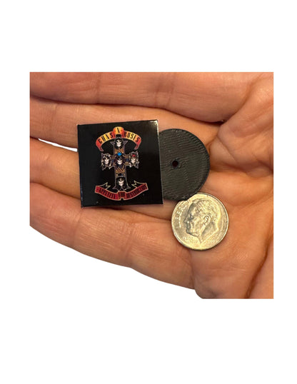 Miniature Guns N’ Roses Vinyl Records | 1:12 Scale Dollhouse Music Collectible