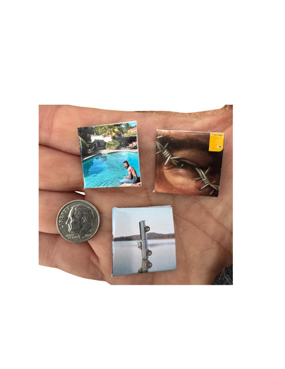 Miniature 1:12 Scale Post Malone Vinyl Records, Dollhouse Collectible