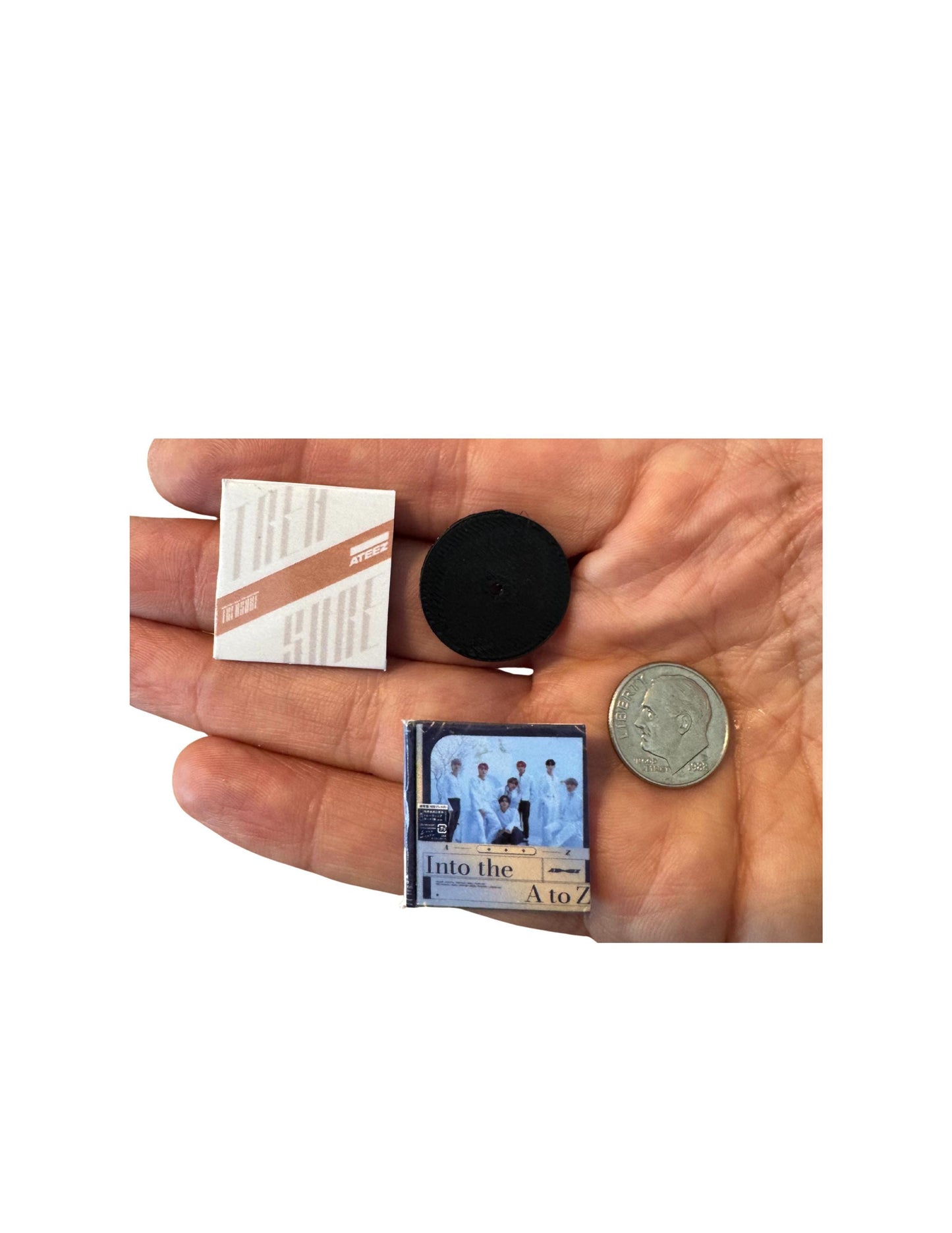 Miniature ATEEZ Album Cover Set, 1:12 Scale K-Pop Collectible