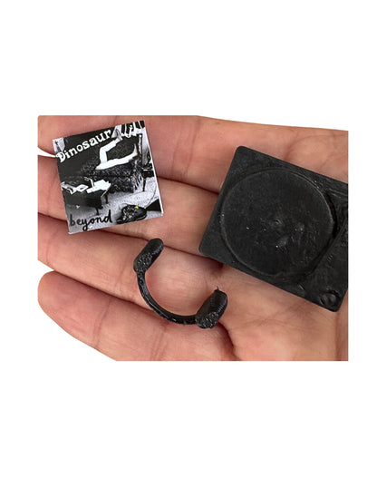 Dinosaur Jr. Miniature Vinyl Albums – 1:12 Scale Dollhouse Music Decor