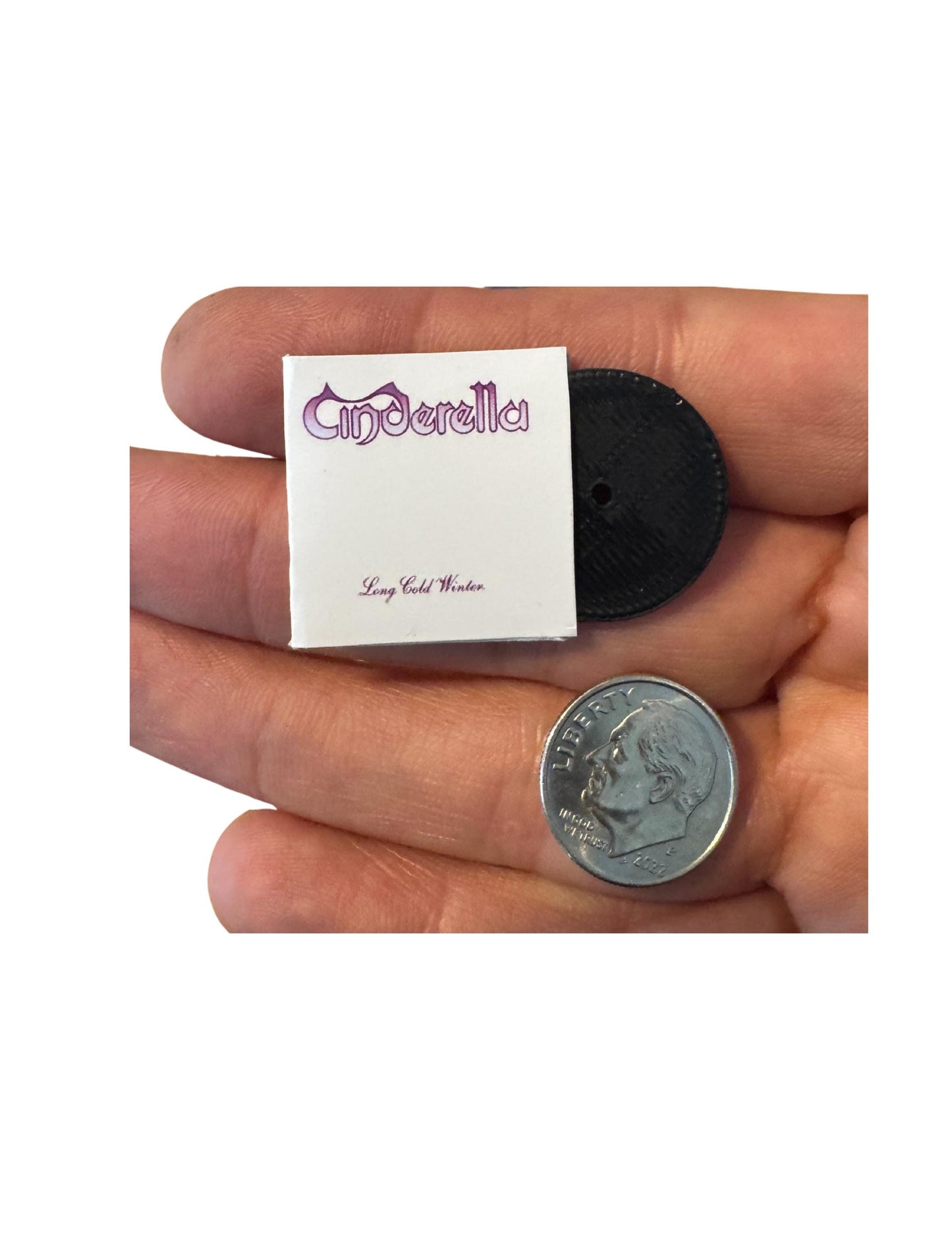 Miniature Cinderella Album Covers 1:12 Scale - 80s Glam Metal Hair Band Collectible