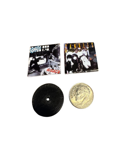 Miniature The Bangles Vinyl Record – 1:12 Scale Dollhouse Music Decor