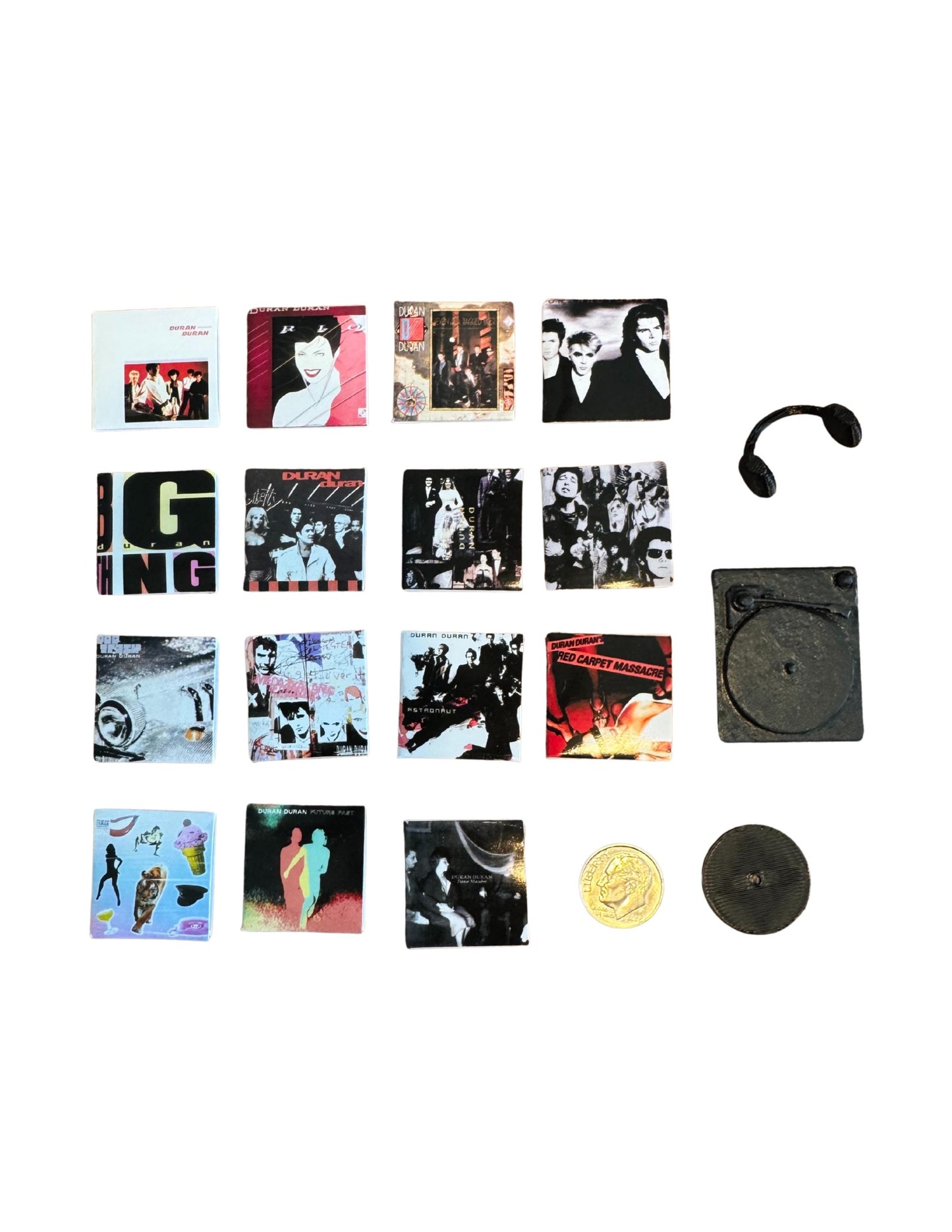 Duran Duran Miniature 1:12 Scale Vinyl Dollhouse Decor